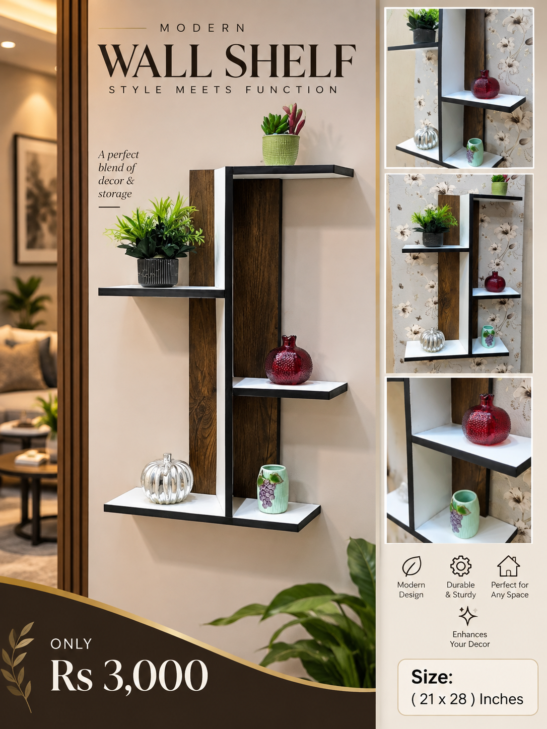 Brand New Wall Mounted Display Shelf