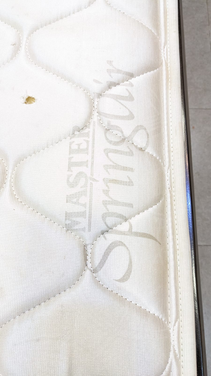 King Size Bed With Mattress, 2 Side Tables