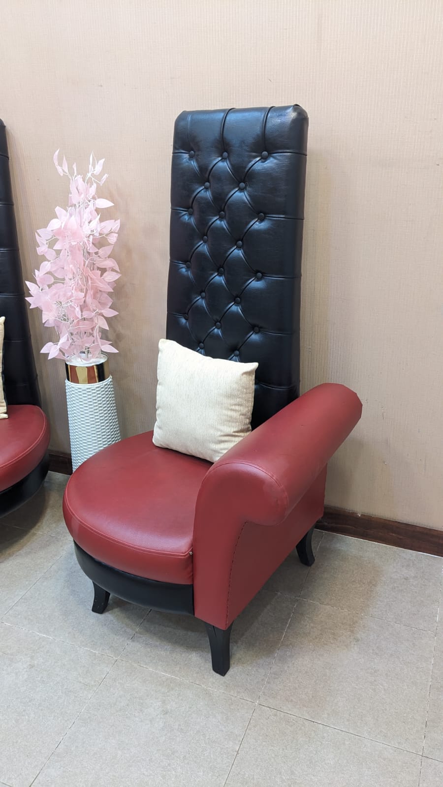 Pair of High Back Chairs