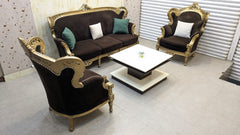 Solid Sheesham Wood Chinioti 5 Seater Sofa Set