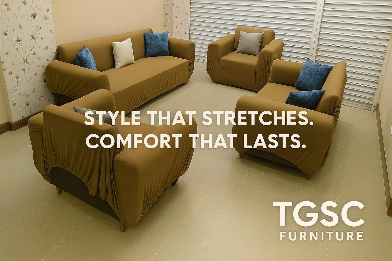 Premium Sofa Covers  1,2,3 Seater 5 Colors