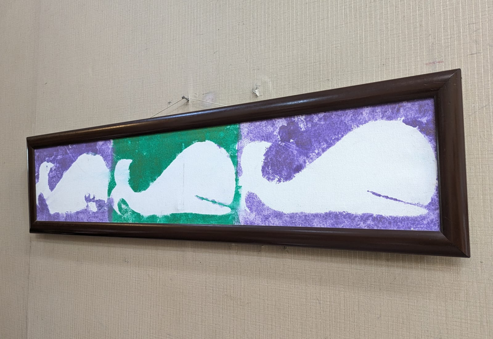 Wall mounted frame