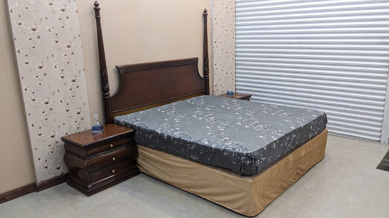 Sheesham Wood King Size Bed Set