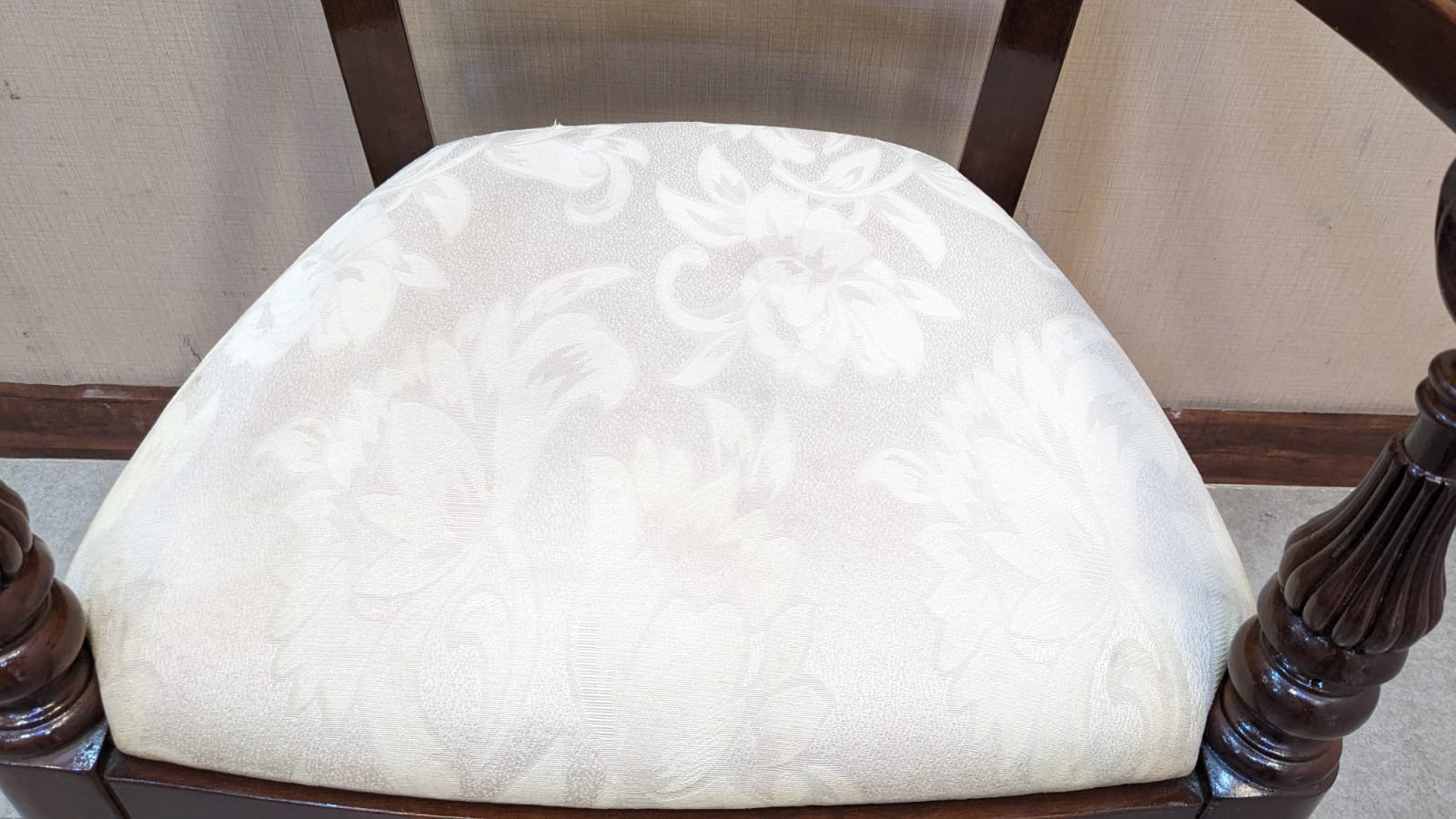 Imported Malaysian Pair Of Coffee Chairs with Table Set