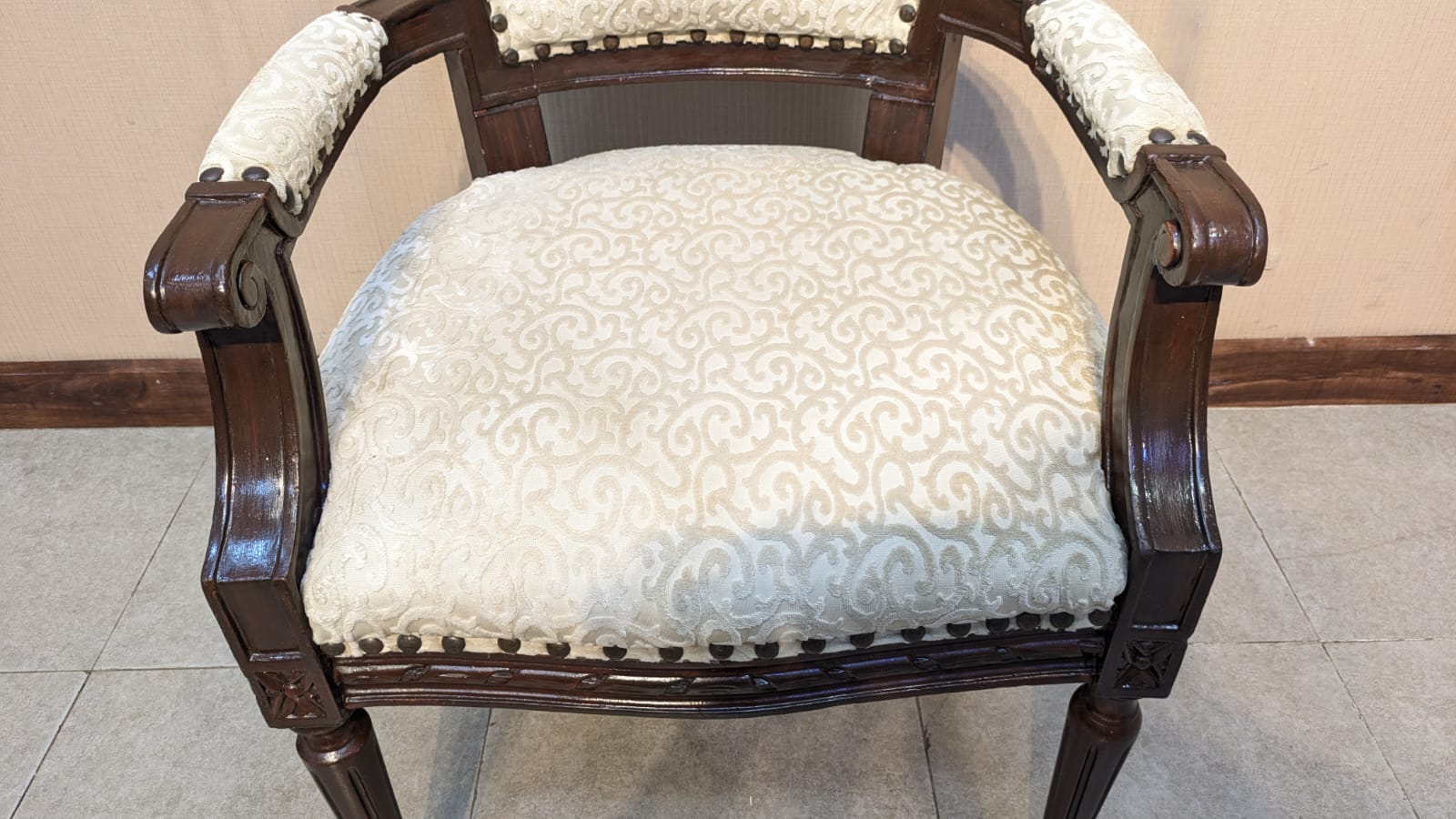 Solid Sheesham Wood Pair Of Bedroom Chairs