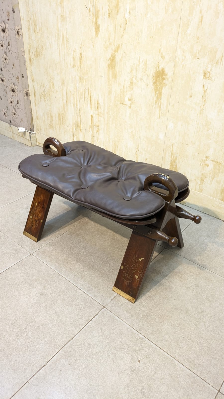Beautiful solid sheesham wood Pair of Camel Stool