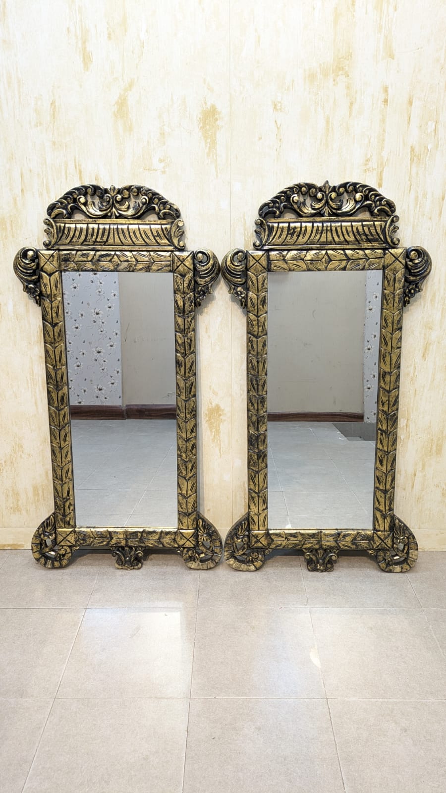 Pair Of Wall Mounted Mirror