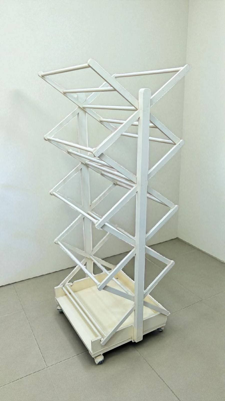 Pure Burma Teak Wood Towel Stand