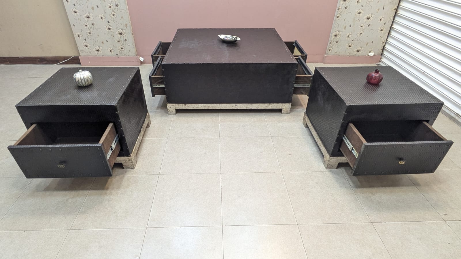 Center Table Side Table Set