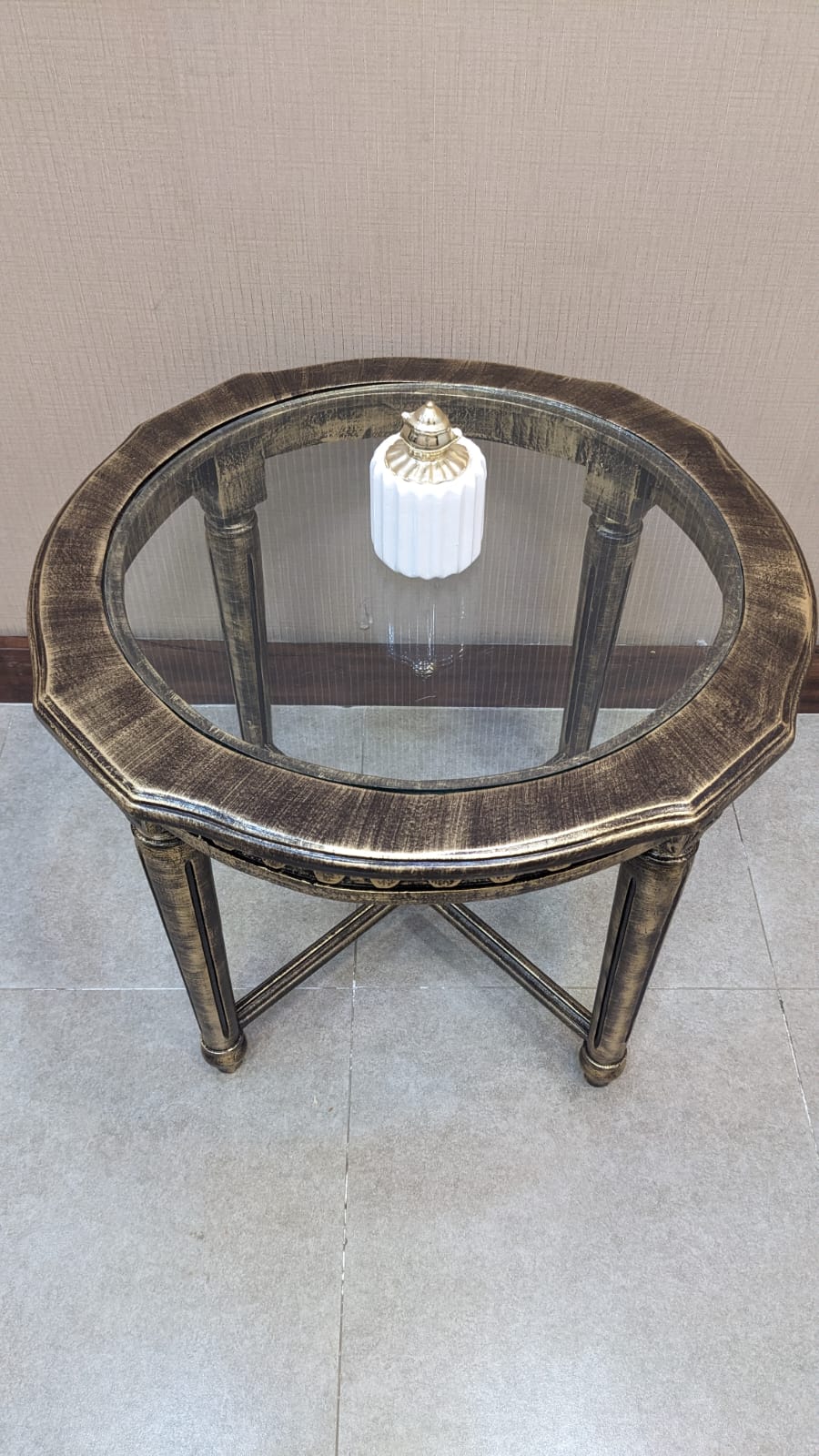 Pair Of Coffee Chairs and Table Set