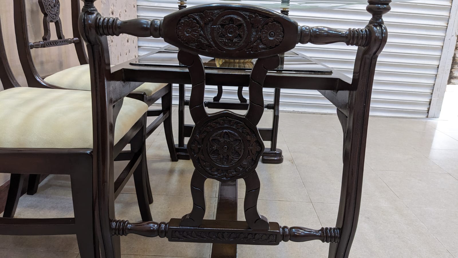 Sheesham Wood 6 Seater Dining Table