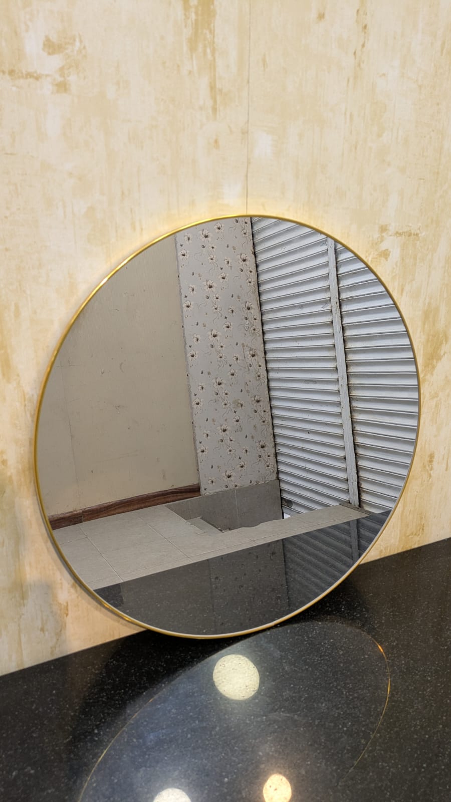 Console with Brand New Wall Mounted Mirror