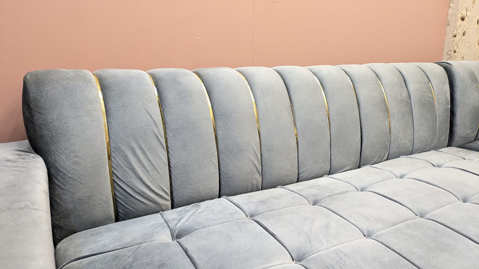 L-SHAPE SOFA SET WITH CENTRE TABLE