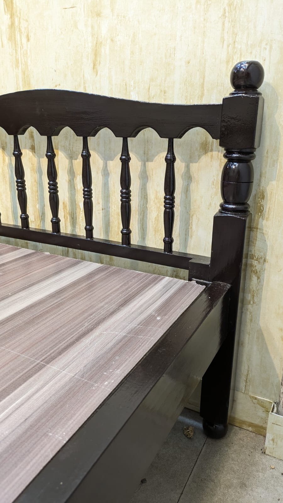 Pure Wooden Single Bed