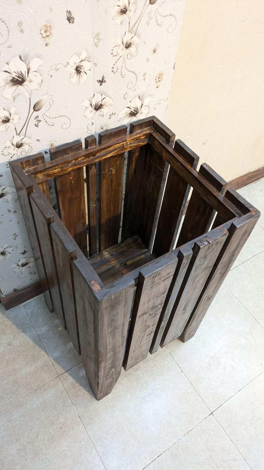 Brand New Wooden Laundry Basket