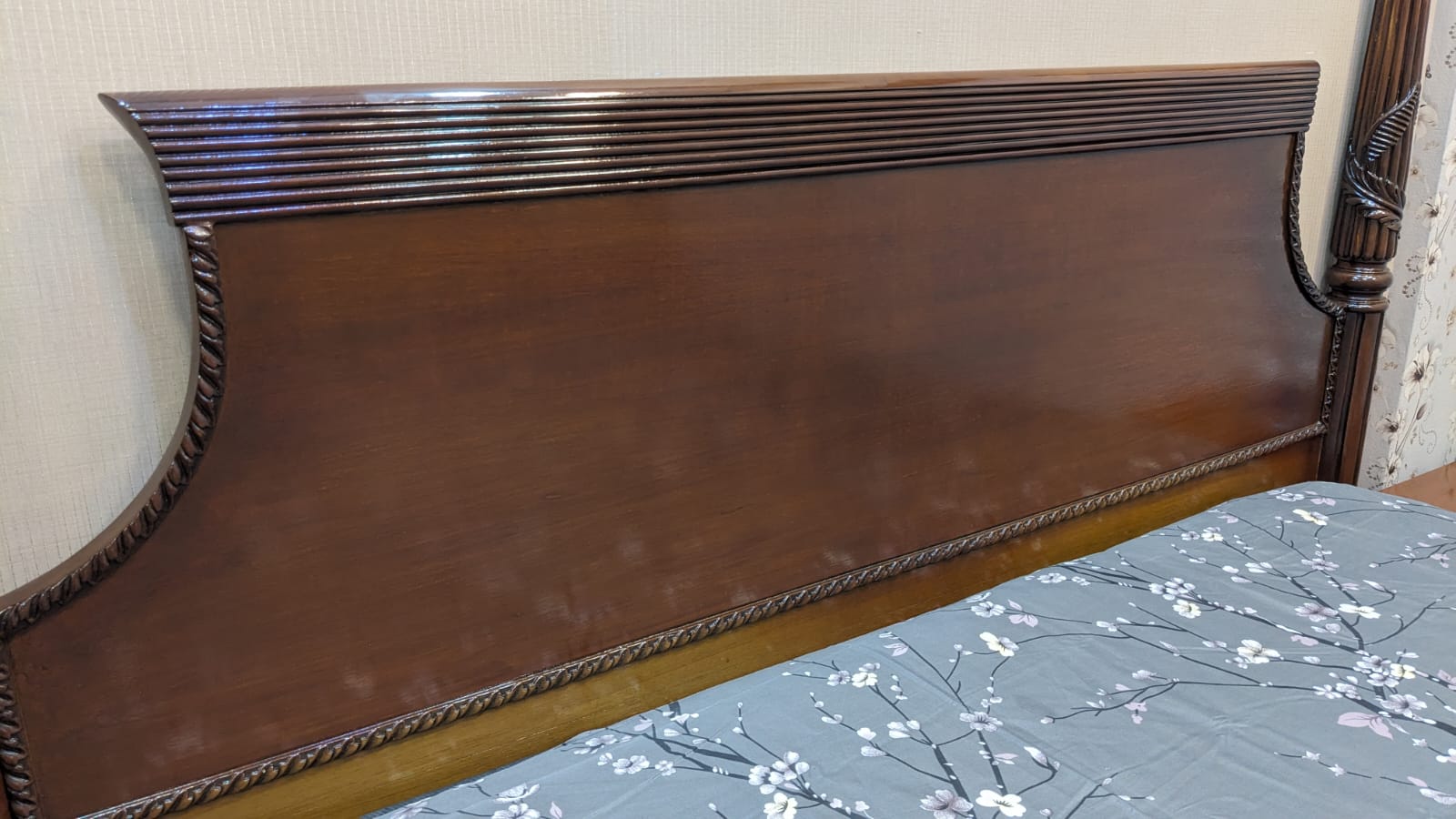 Sheesham Wood King Size Bed Set