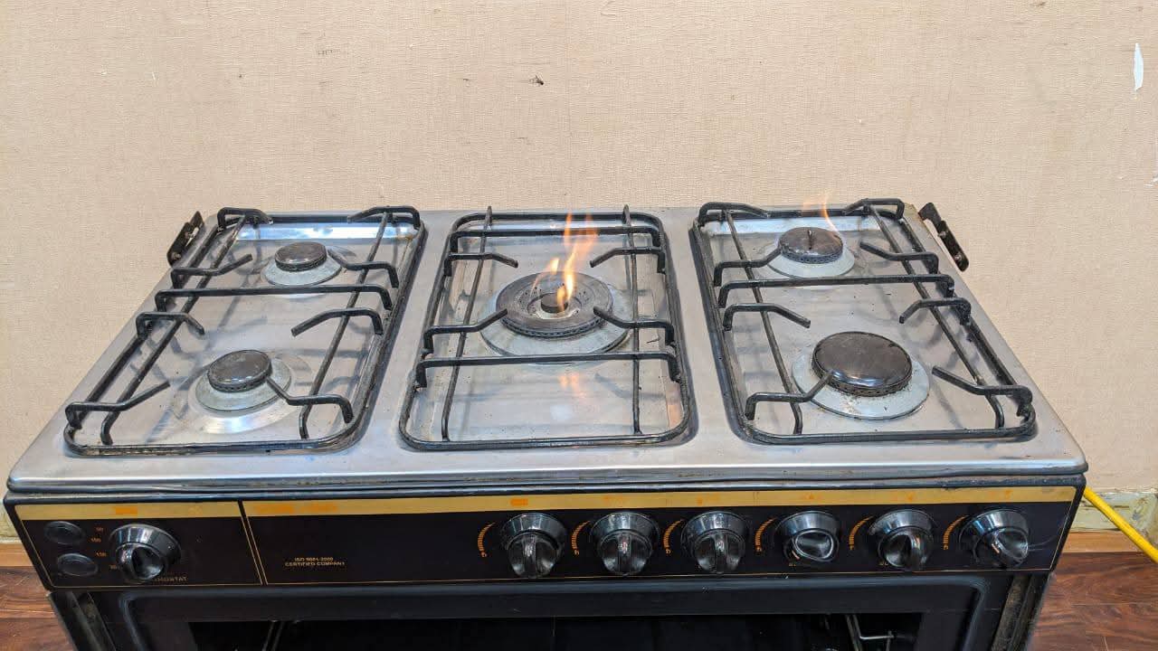 🔥Stone Gas🔥5 Burner Cooking Range