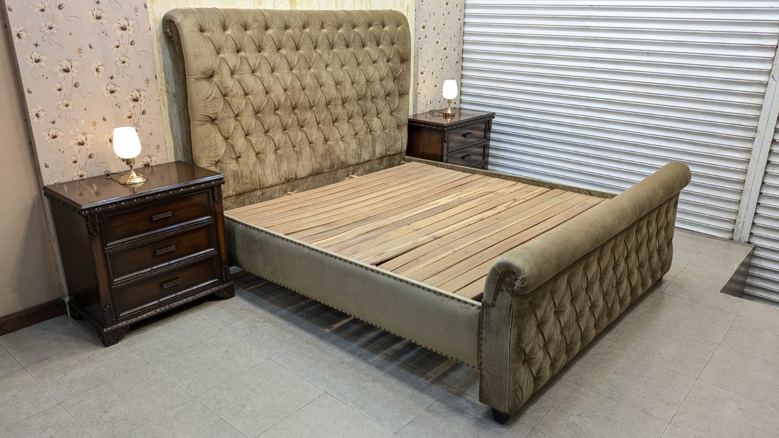 Modern Design King Size Bed Set