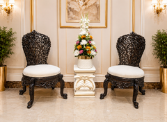 Solid Sheesham Wood Pair of Peri chairs