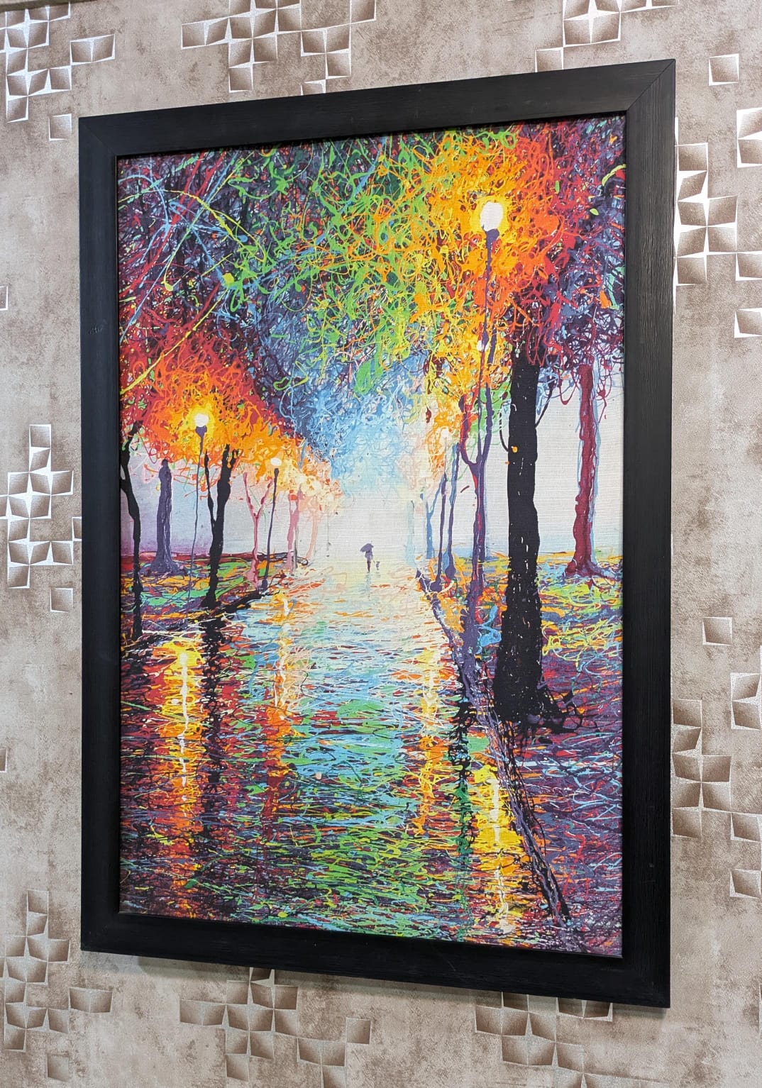 Wall Mounted Hand Painting