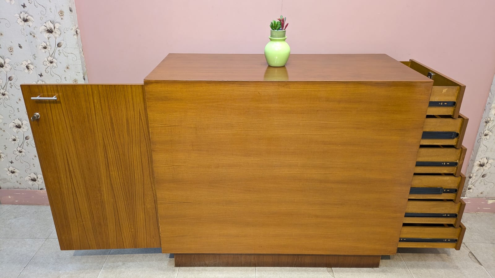 Teak PLY Multipurpose Cabinet