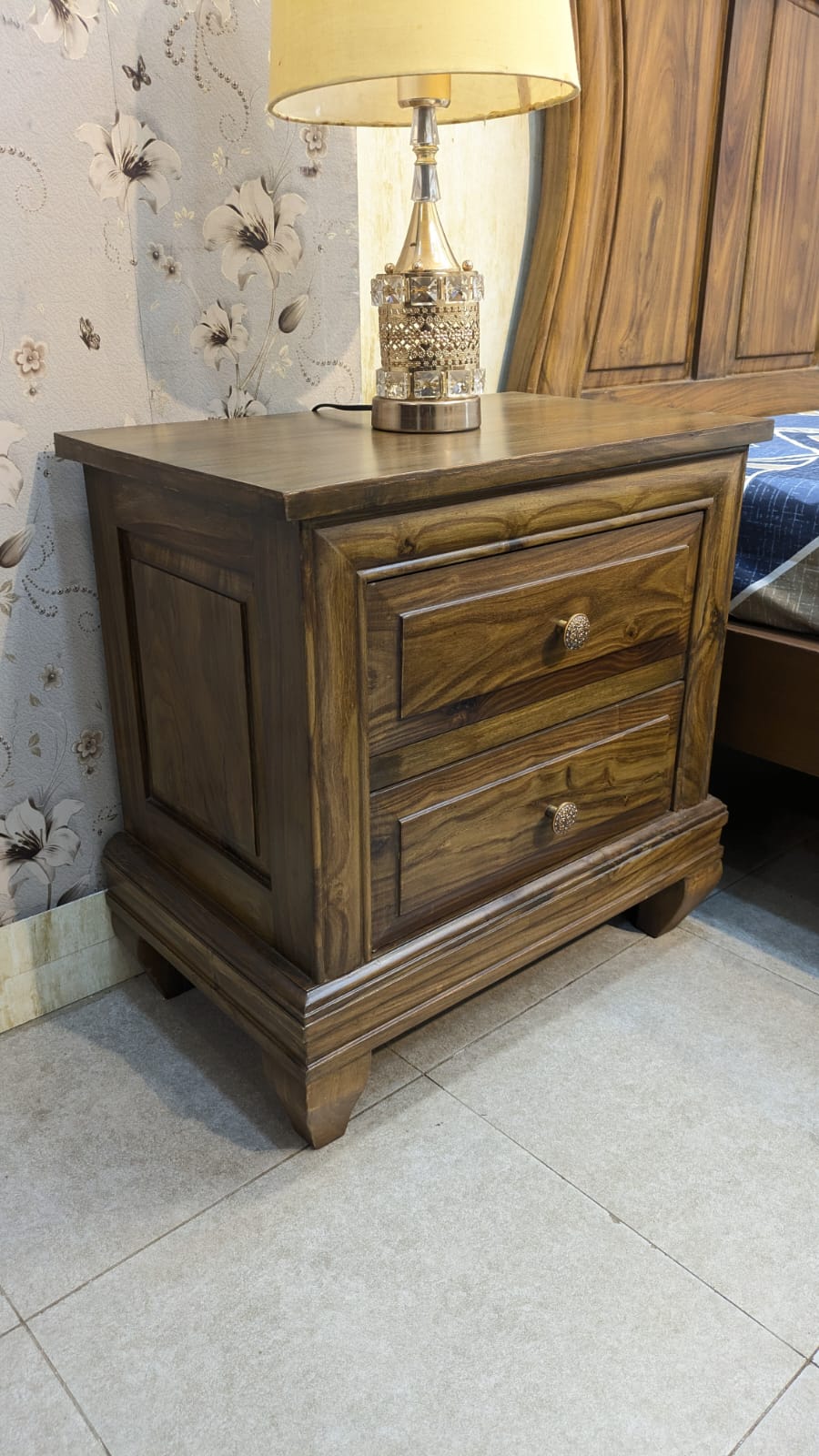 SHEESHAM WOOD KING SIZE BEDROOM SET