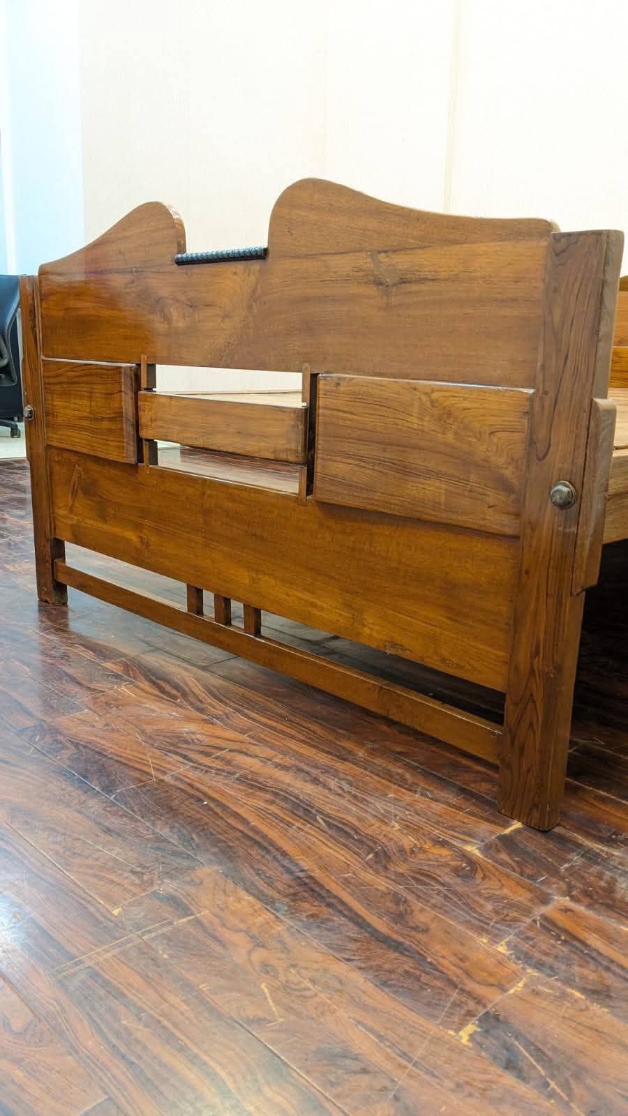 🔥Antique🔥 Solid Burma Teak Wood Twin Size Bed