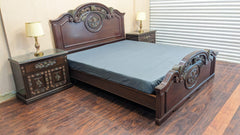 King Size Bed with 2 Side Tables