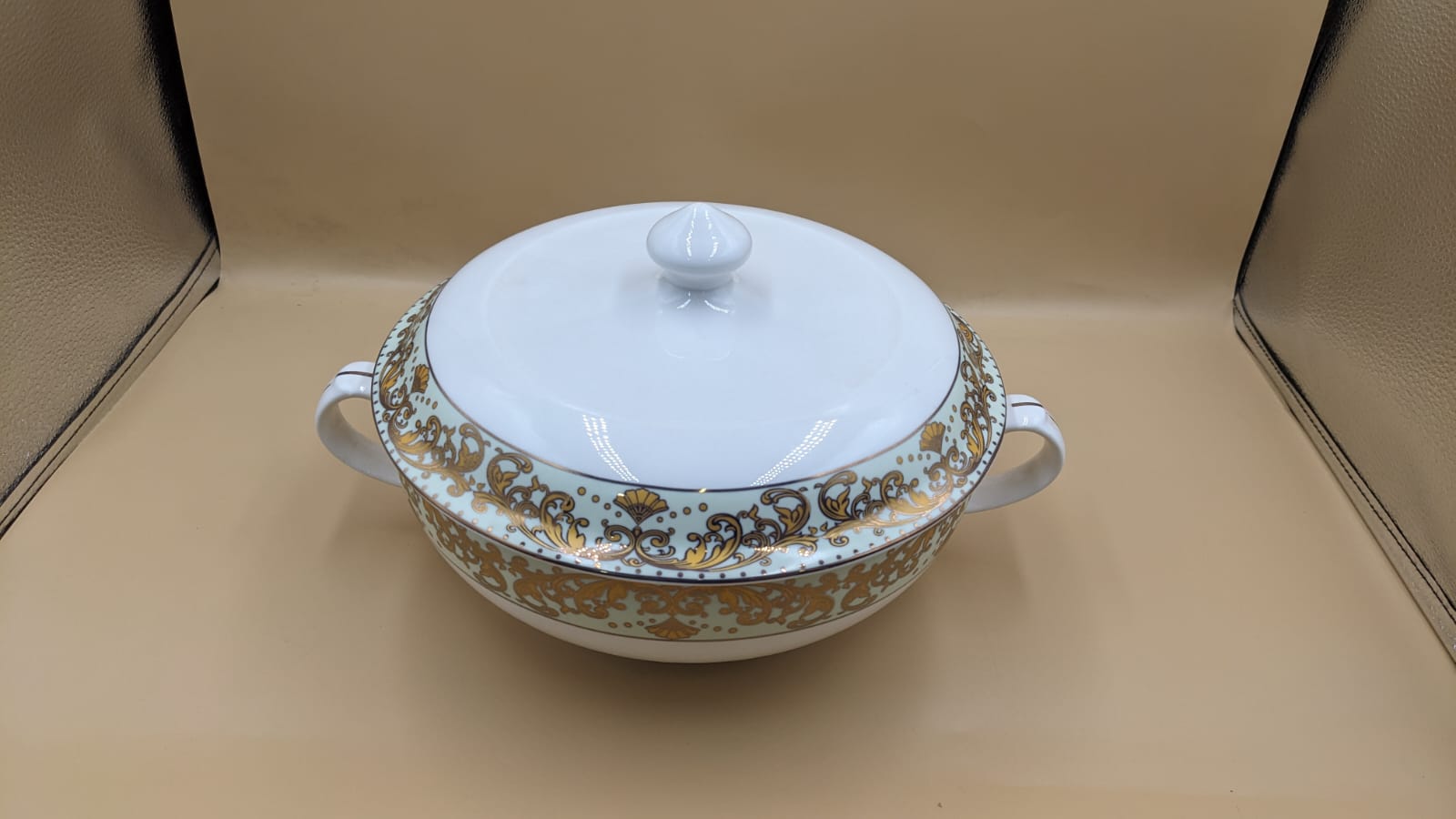 Imported 21 Pieces New Bone China Soup Set