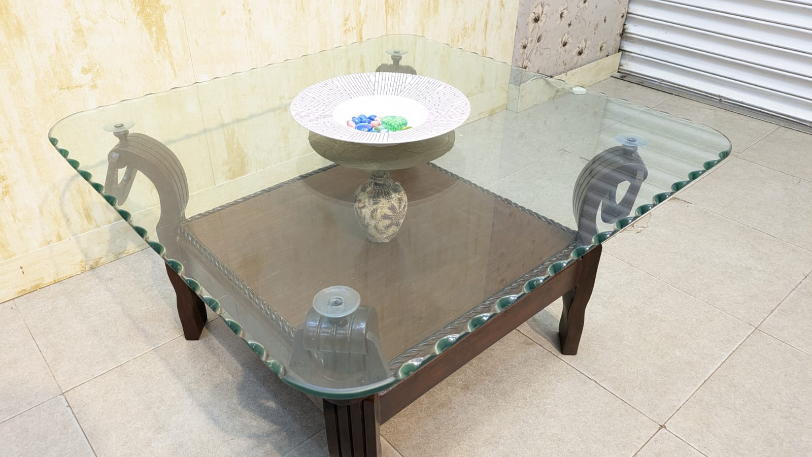 Center Table with 2 Side Tables Set