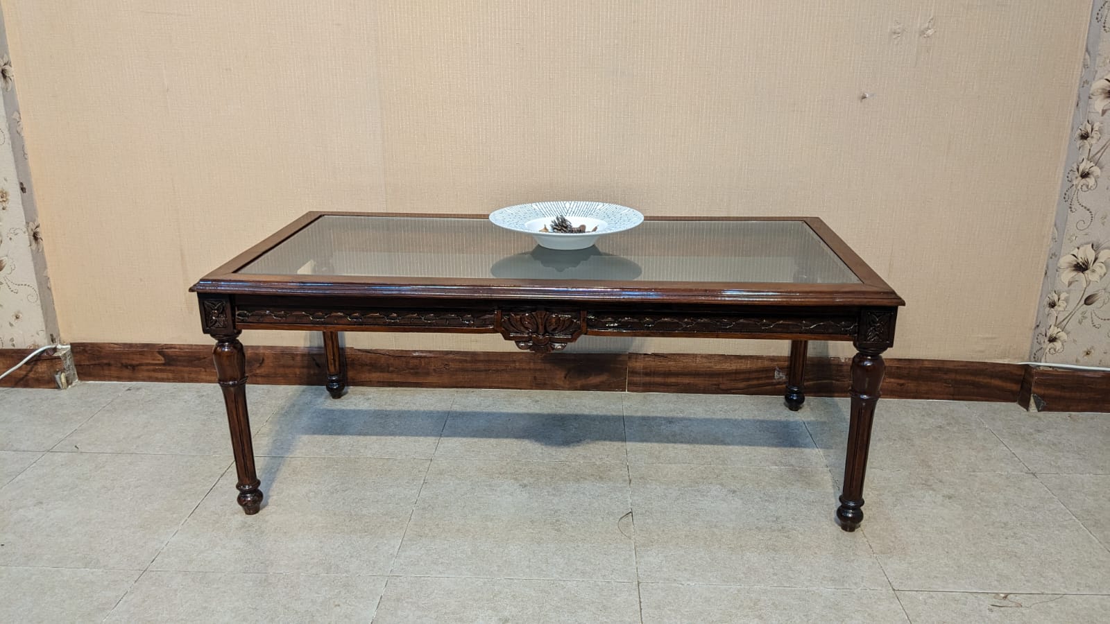 Solid Sheesham Wood Center & Side Tables Set