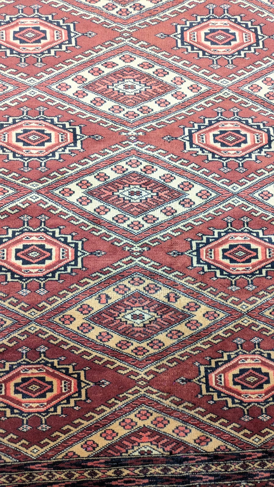Vintage PAK Jaldar Hand Knotted Carpet