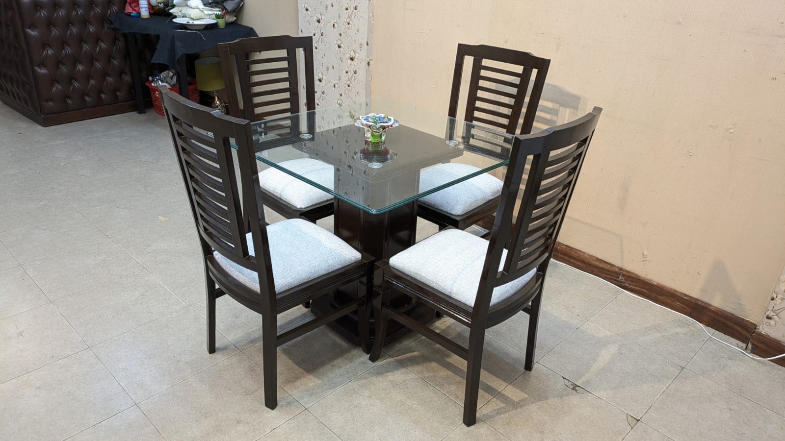 Sheesham Wood 4 Seater Dining Table