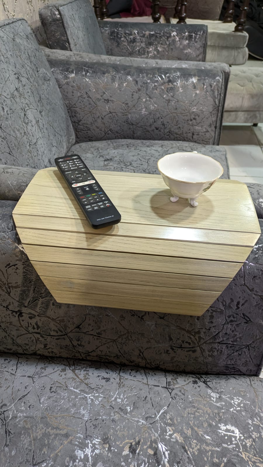 Brand New Wooden Sofa Armrest Table