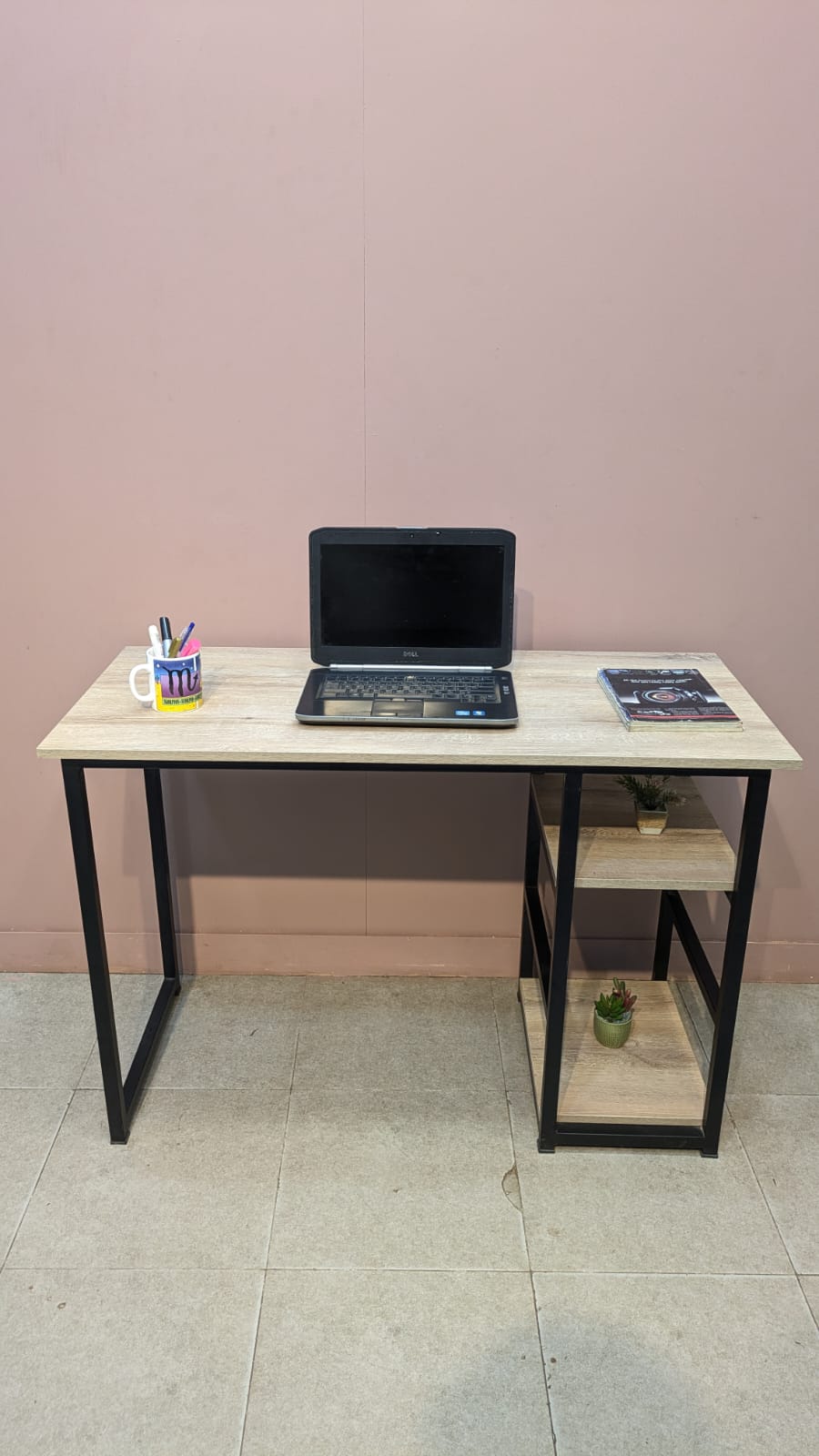 MODERN INDUSTRIAL-STYLE STUDY & COMPUTER DESK