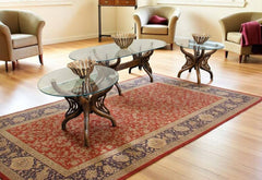 Pure Sheesham Wood Center & Side Tables Set