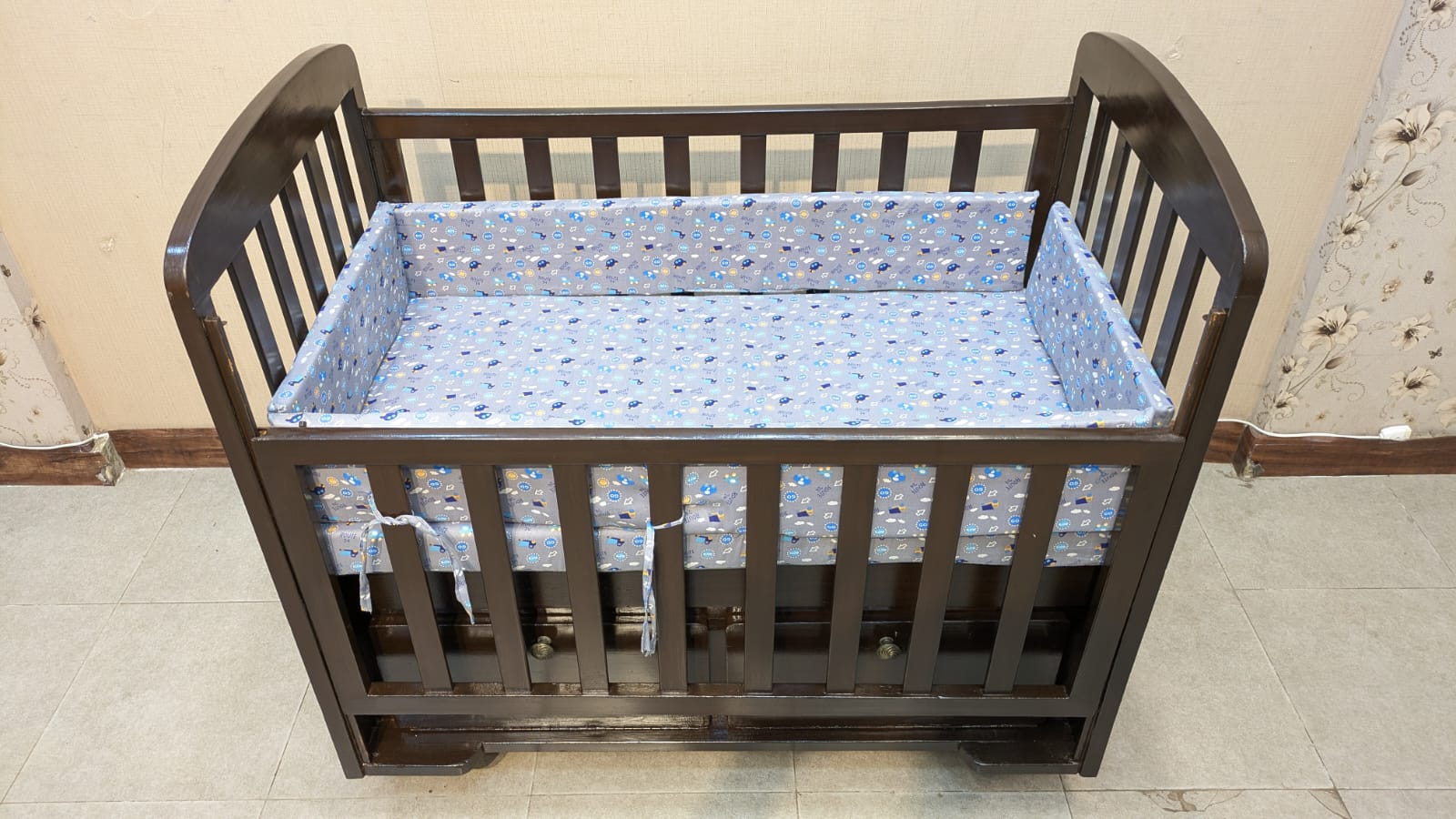 Baby Cot with Mattress