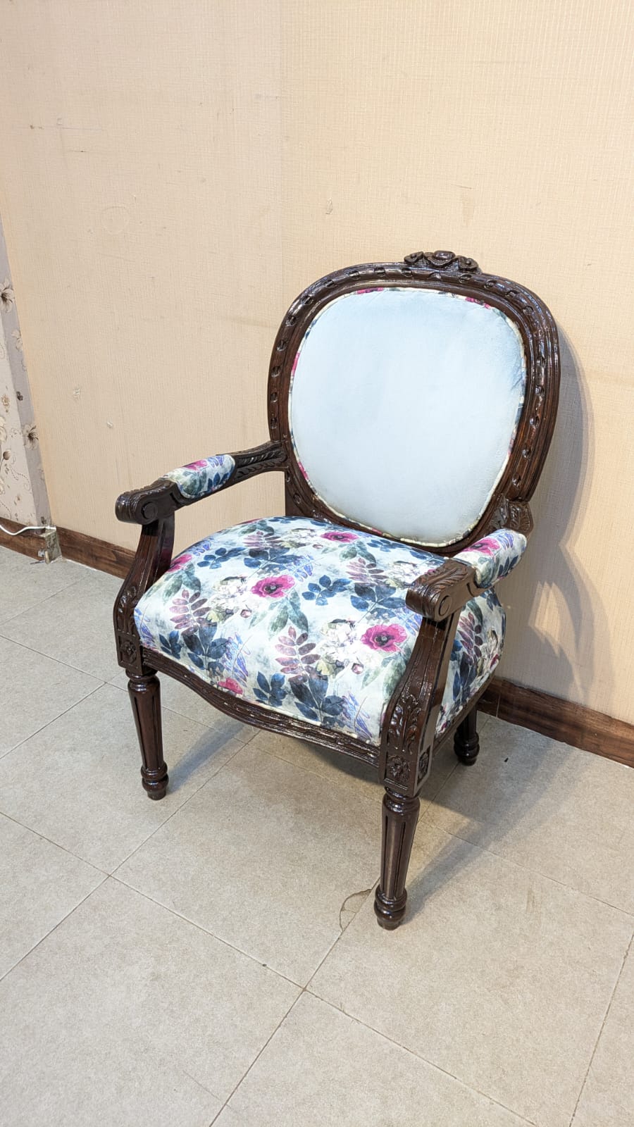 Solid Sheesham Wood 4 Seater Sofa Set