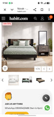 Habitt Novak King Size Bed Set