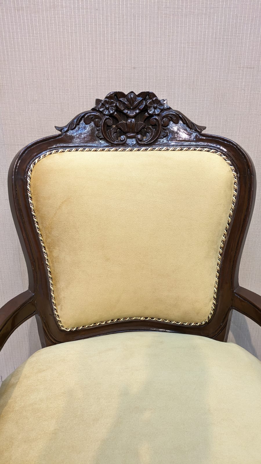 Solid Sheesham Wood Pair of Coffee Chairs with Table