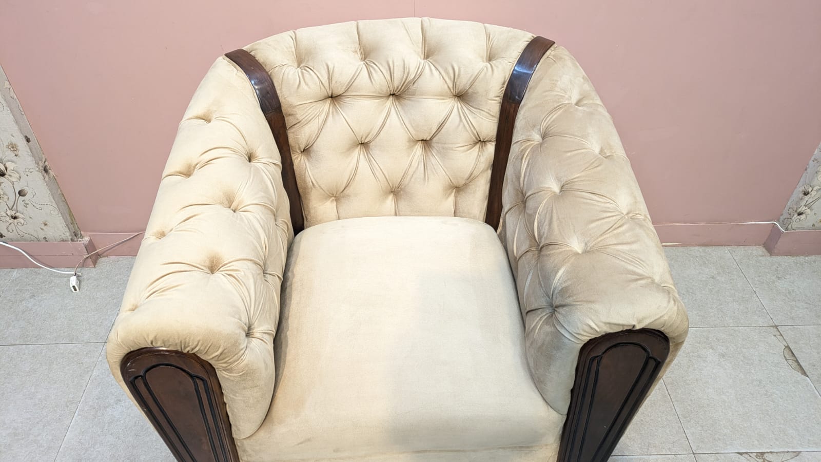 Modern 5 Seater Chesterfield Sofa Set