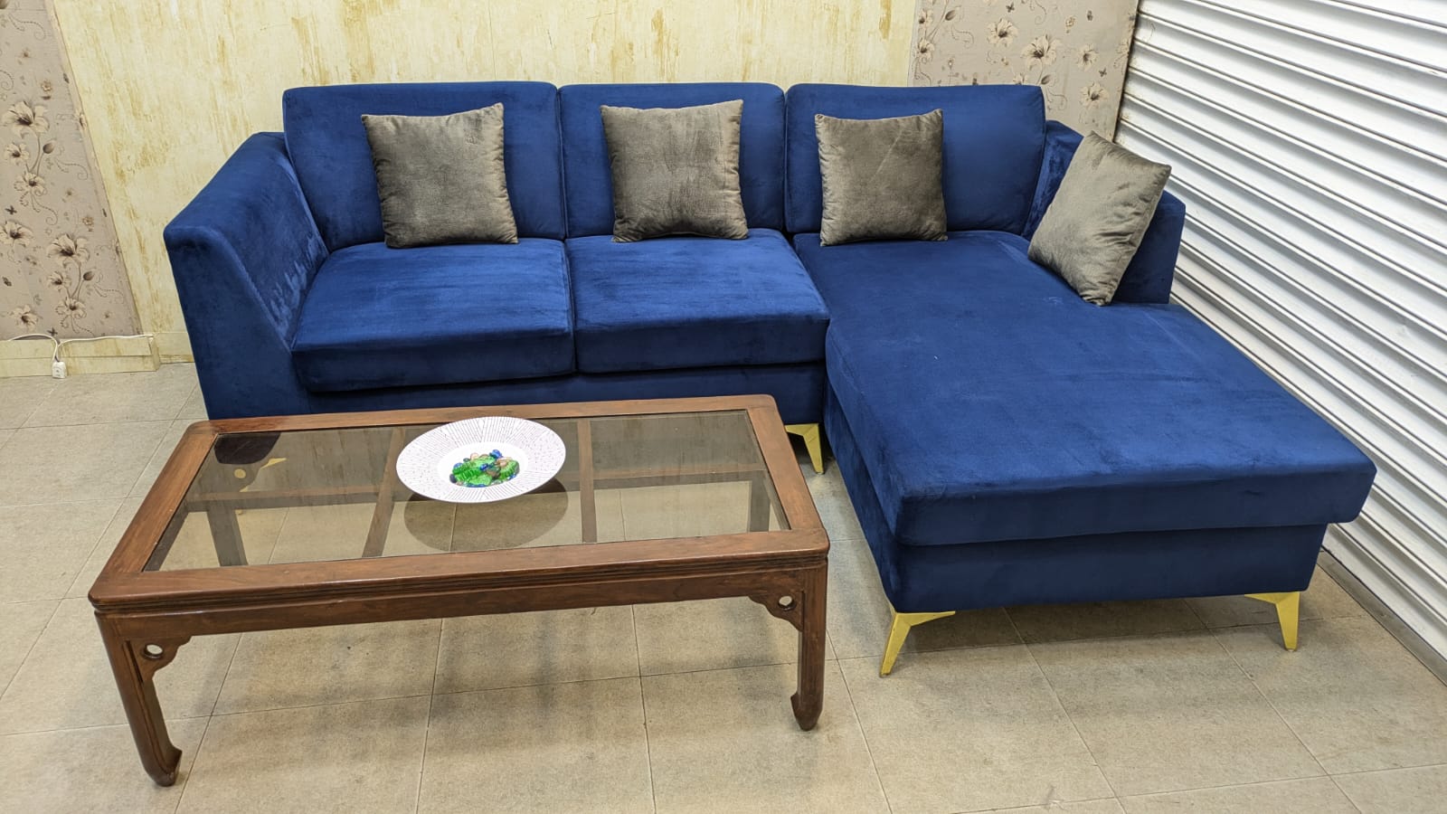 Modern Design 4.5 Seater L Shape Sofa Set