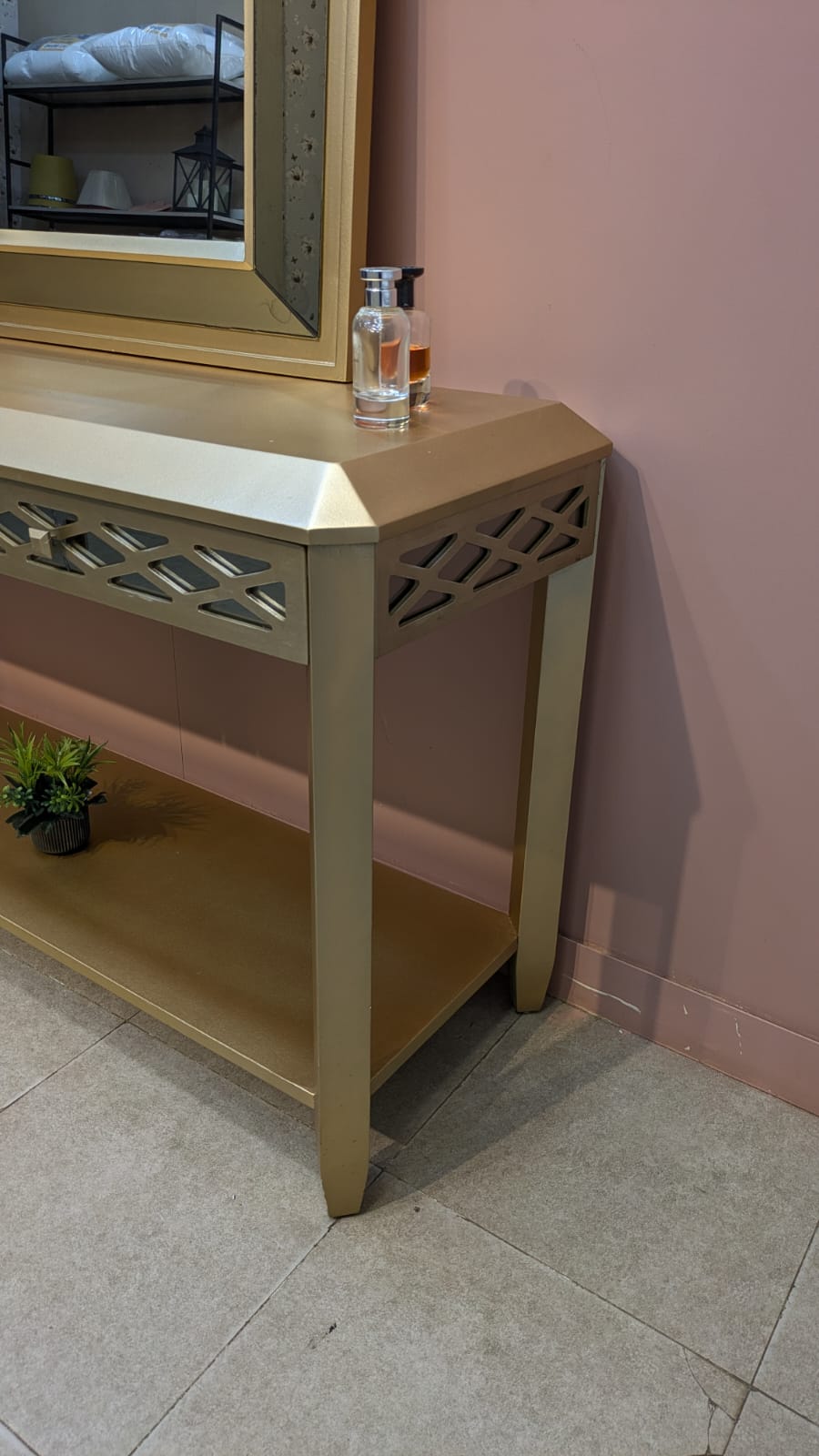 Console With Wall Mounted Mirror Home Centre Dubai