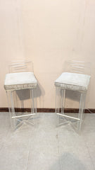 Pair Of Acrylic Bar Stools