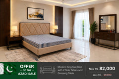 Modern Design King Size Bed Set