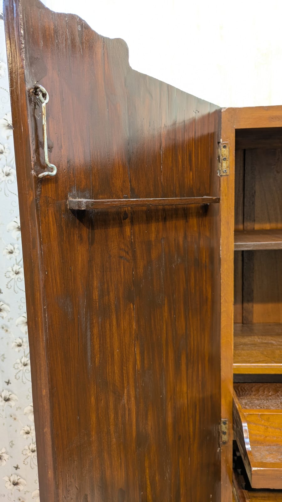 Solid Burma Teak Wood 2 Door Almirah