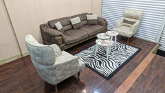 🔥Roshaan Furniture 🔥 Turkish Inspired 5 Seater Sofa Set with Tables